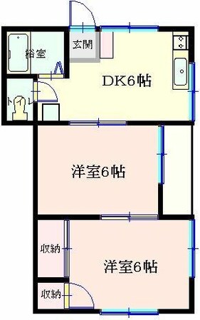 キャッスル増田の物件間取画像